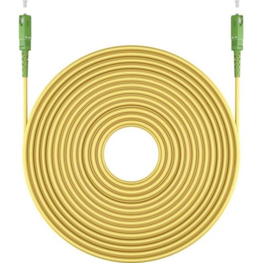 Cable Fibre Optique Goobay 59641 SC-APC Monomode Simplex 10m Jaune