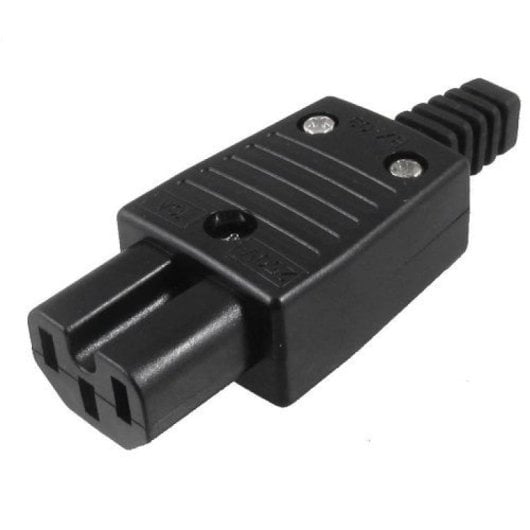 Conector Alimentacion C15 Hembra  Negro 10 A