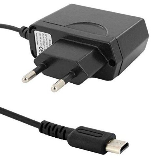 Adaptador De Corriente Compatible Con Nintendo Ds Lite  Negro