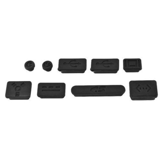 Tapon Anti-polvo Para Macbook Pro  Negro