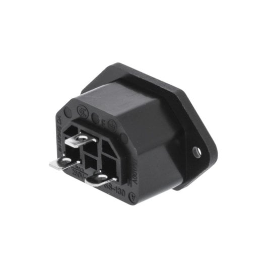 Conector De Alimentacion C13 Ac Hembra  Negro 10 A