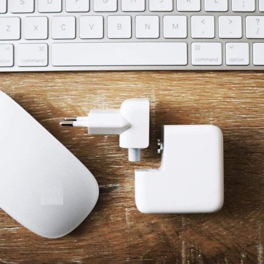 Adaptador Corriente Para Fuentes De Alimentación Apple  Blanco