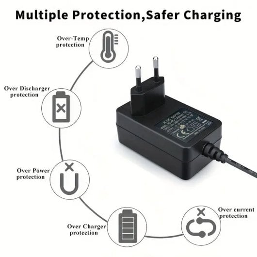 Alimentador 20v  Negro 1a