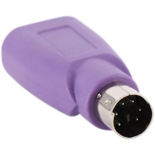 Adaptador Usb A Ps2 Para Teclado  Morado
