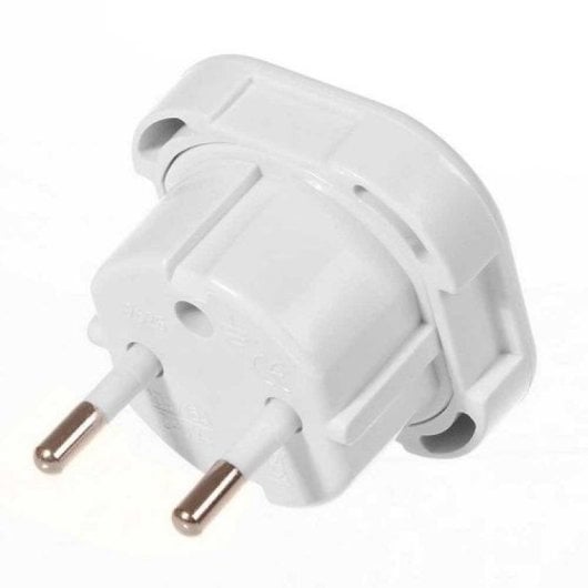 Adaptador De Enchufe De Uk A Enchufe Europeo  Blanco