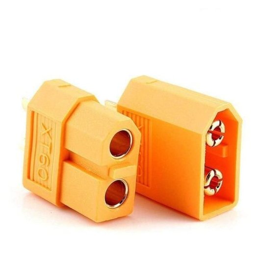 Conector Rc Xt60 De Carga Y Fuente De Alimentacion  Amarillo