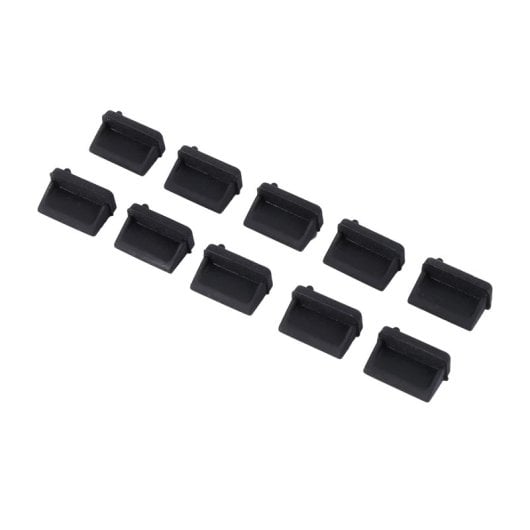 Tapon Anti-polvo Para Puerto Usb (10ud/bolsa)  Negro