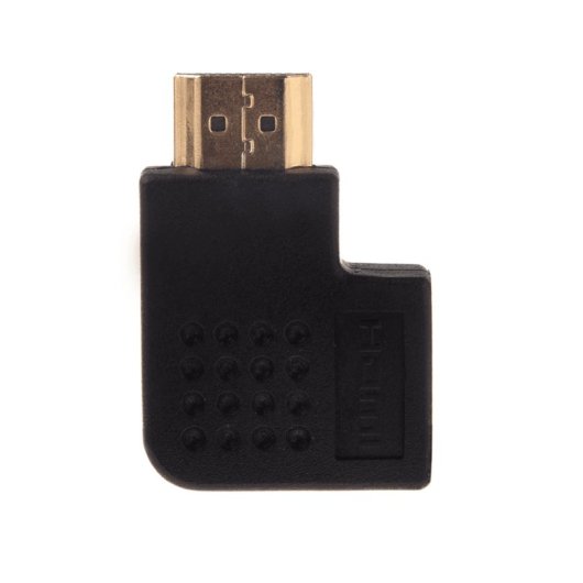 Adaptador Hdmi Acodado Derecha 90 Grados  Negro