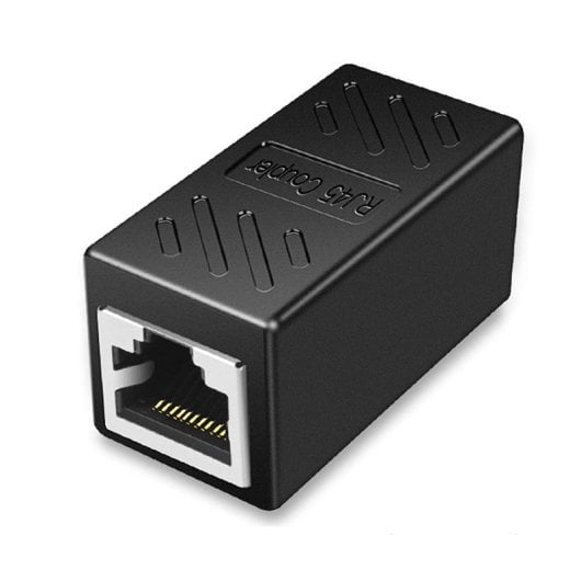 Empalme Rj45 Cat6 Utp  Negro