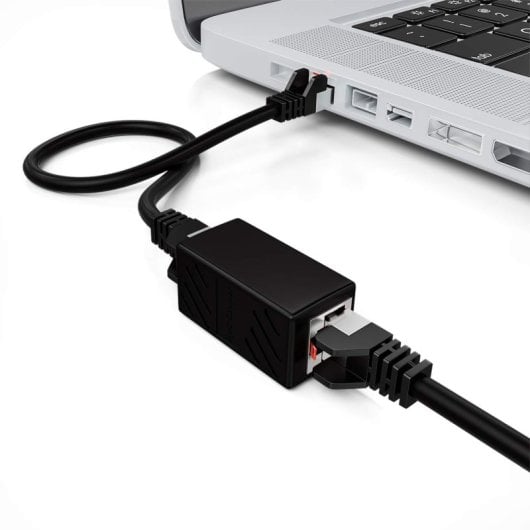Empalme Rj45 Cat6 Utp  Negro