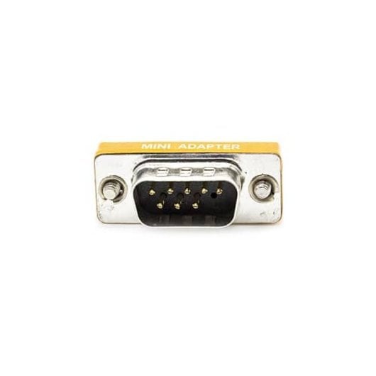 Adaptador Null-modem Db9 Macho-hembra  Gris