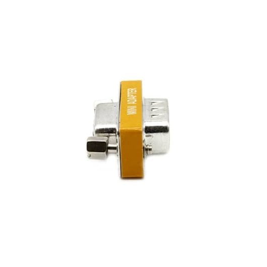 Adaptador Null-modem Db9 Macho-hembra  Gris