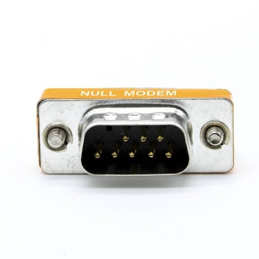 Adaptador Null-modem Db9 Macho-macho  Gris