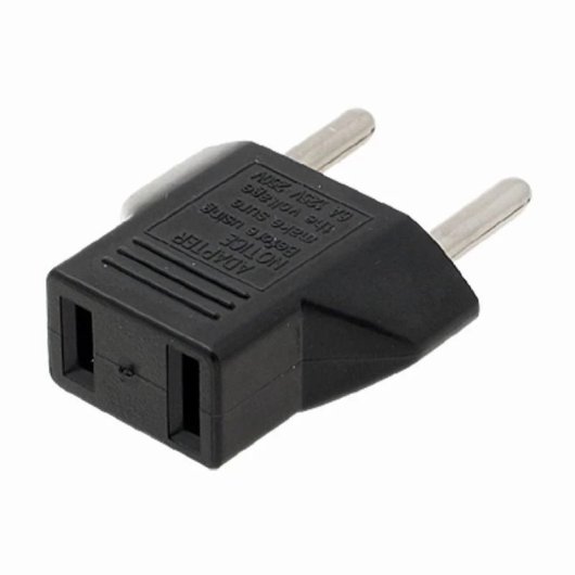 Adaptador De Enchufe De Eeuu A Enchufe Europeo  Negro 10 A