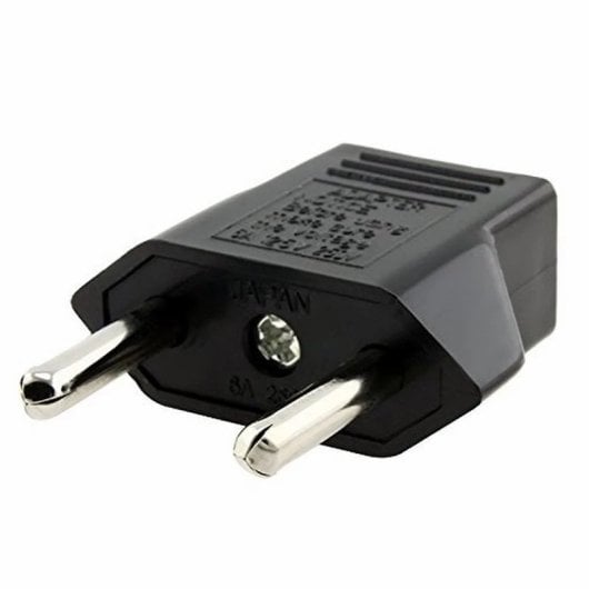 Adaptador De Enchufe De Eeuu A Enchufe Europeo  Negro 10 A