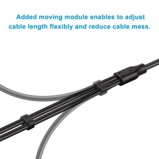 Cable De Audio Estereo 2x Rca Macho A Jack 3.5 Hembra Nylon 30 Cm Negro