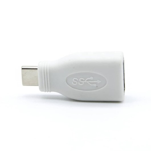 Adaptador Usb 3.0 Tipo A Hembra A Usb Tipo C Macho  Blanco
