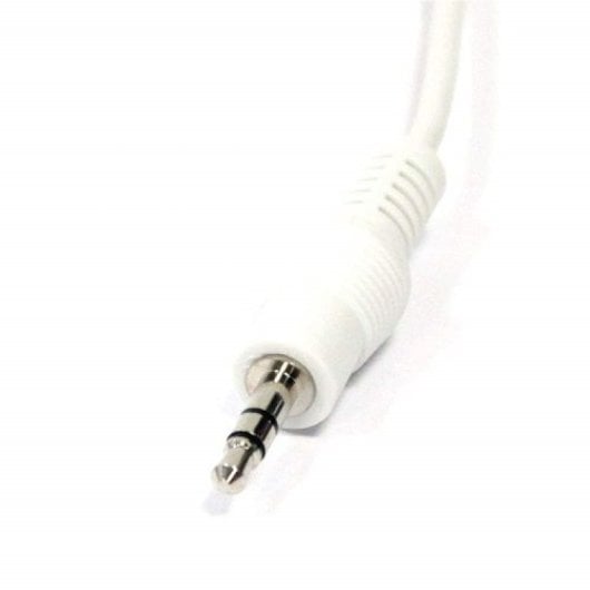 Cable Audio Estereo Jack 3.5 Macho - 2x Rca Macho 0.15 M Blanco