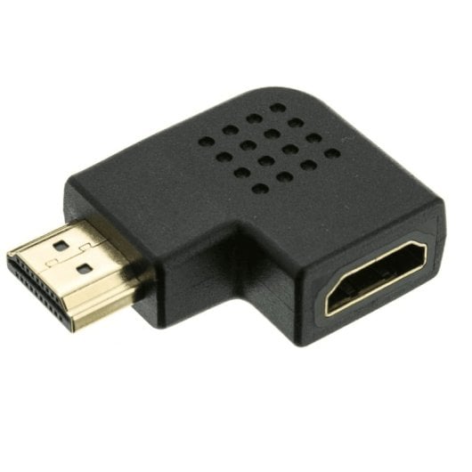 Adaptador Hdmi Acodado Derecha 270 Grados  Negro