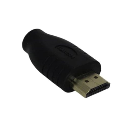 Adaptador Micro Hdmi Hembra - Hdmi Macho  Negro