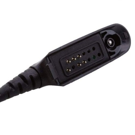 Auricular Microfono Ptt Para Emisora Walkie Motorola 1 M Negro