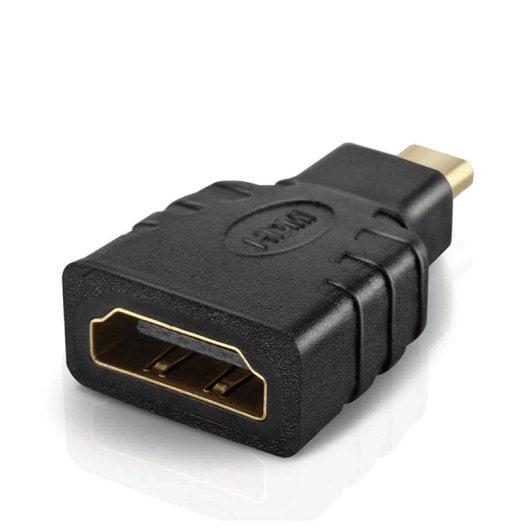 Adaptador Hdmi A Micro Hdmi D  Negro