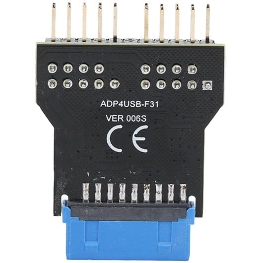 Adaptador Usb 19 Pines Hembra A Dual 9 Pin