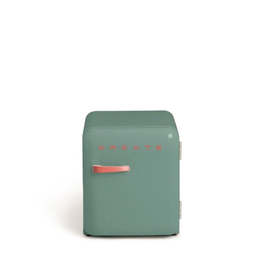 Create - Fridge Retro 48l - Frigorífico De Estilo Retro Verde - 19 - Naranja