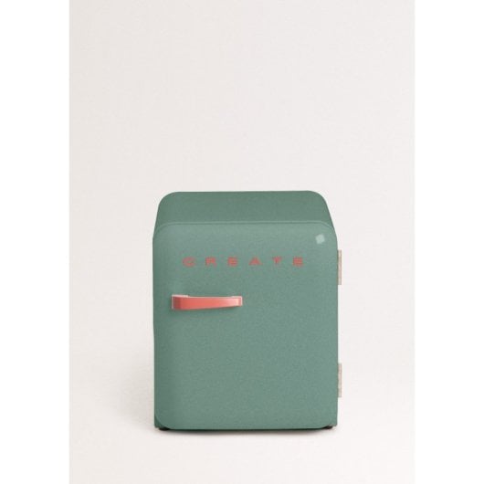 Create - Fridge Retro 48l - Frigorífico De Estilo Retro Verde - 19 - Naranja