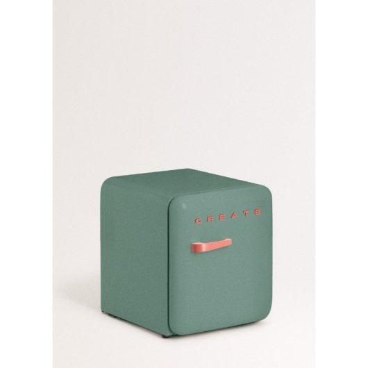Create - Fridge Retro 48l - Frigorífico De Estilo Retro Verde - 19 - Naranja