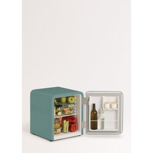 Create - Fridge Retro 48l - Frigorífico De Estilo Retro Verde - 19 - Naranja