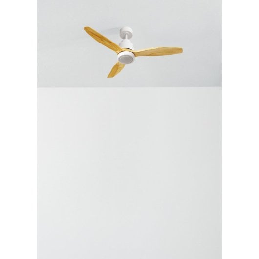 Create - Wind Stylance - Ventilador De Techo 40w Silencioso 100% Madera Varios Tamaños Blanco - 8 -