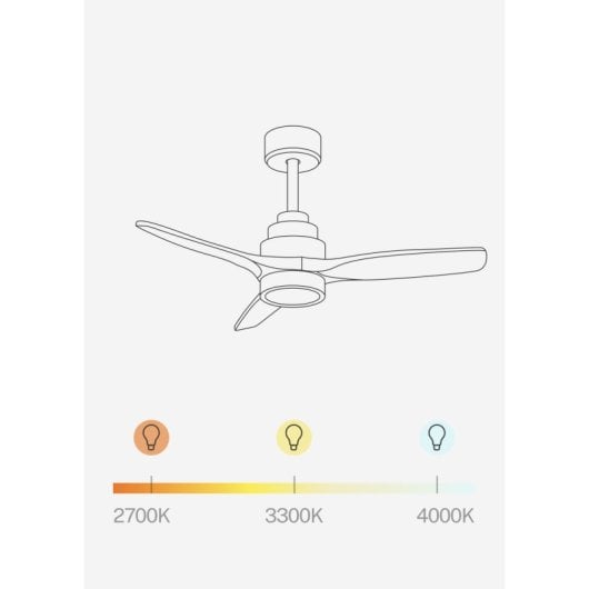 Create - Wind Stylance - Ventilador De Techo 40w Silencioso 100% Madera Varios Tamaños Negro - 8 -