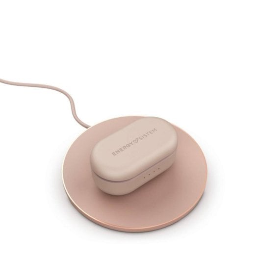 Auricular True Wireless Energy Sistem Style 4 Ultra Qi, sensor de proximidad, 25h, oro rosa