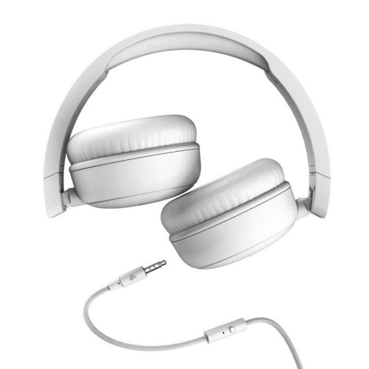 Auriculares Energy Sistem con cable, micrófono, diseño circumaural y cable extraíble negro