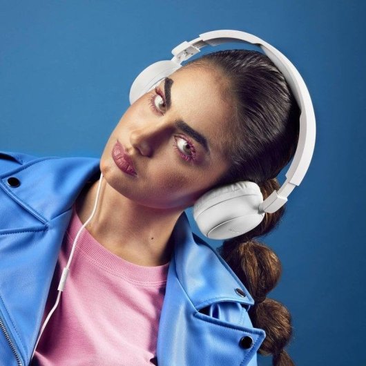 Auriculares Energy Sistem con cable, micrófono, diseño circumaural y cable extraíble negro