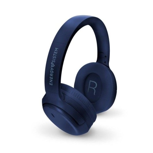 Auriculares Energy Sistem Navy Rizz Bluetooth 5.4 dobráveis com Deep Bass e multiponto, azul marinho