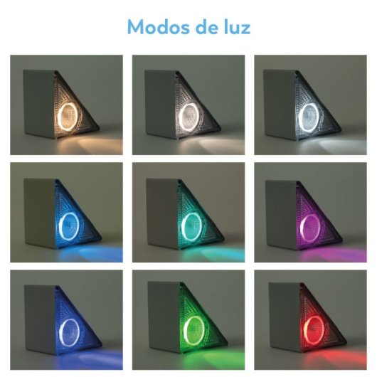 Garza - Conjunto De 6 Luces Solares Triangulares Para Escaleras Con Iluminación Multicolor Y Sensor Crepuscular, Ip65, R