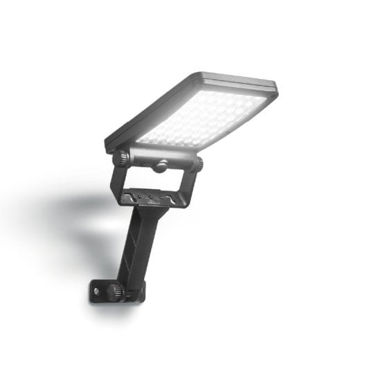 Aplique Solar Led Garza 4000k Para Exterior Con Sensor De Movimiento Y 3 Modos De Iluminación, Cobertura De 25m², Resist