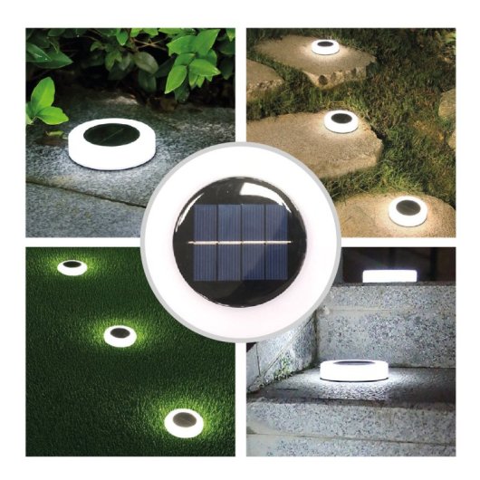 Pack De 3+1 Balizas Solares Led Garza Con Luz Neutra De 4000k Y Sensor Crepuscular