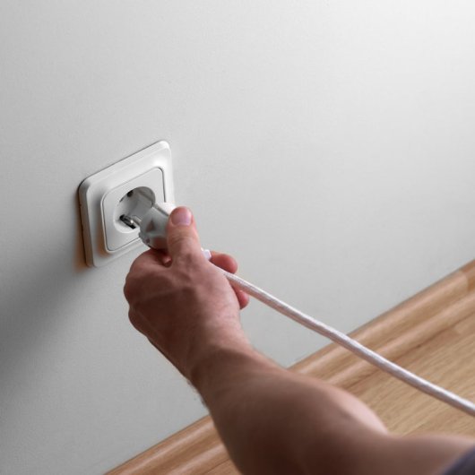 Alargador De Corriente Doméstico De 5 Metros Con Toma De Tierra - 16 Amperios (3680w) - Blanco