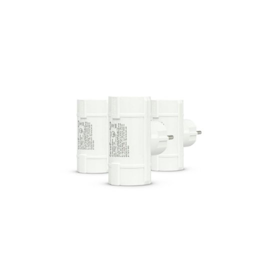 Garza - Adaptador Doble Lateral Schuko Con Protección Infantil Y Toma De Tierra - Pack De 3