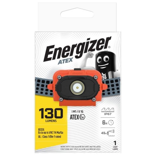 Linterna Frontal Atex De 130 Lúmenes - Ideal Para Actividades Al Aire Libre