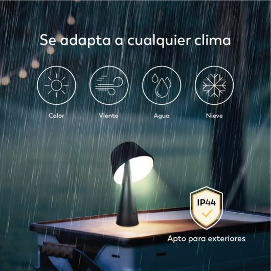 Lámpara Solar Led Garza De 500lm, Luz Cálida 3000k, Carga Dual (solar Y Usb-c) - Ideal Para Terrazas Y Jardines