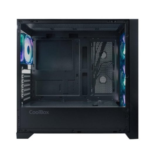 Case PC Gaming CoolBox GE2000 DualView Nero Frontal Doppio Magnetico ARGB