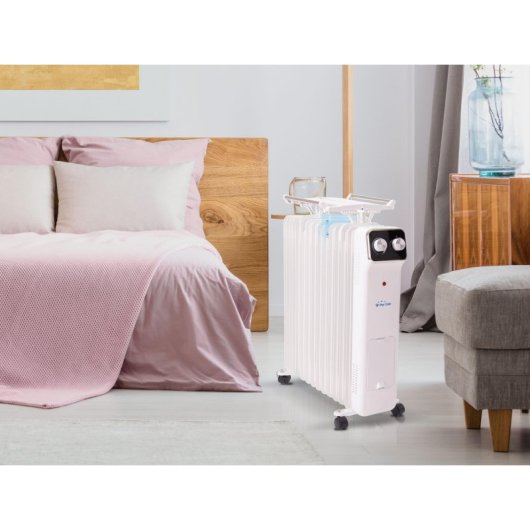 Radiador De Aceite Blanco De Bajo Consumo Con Recipiente Para Humidificación