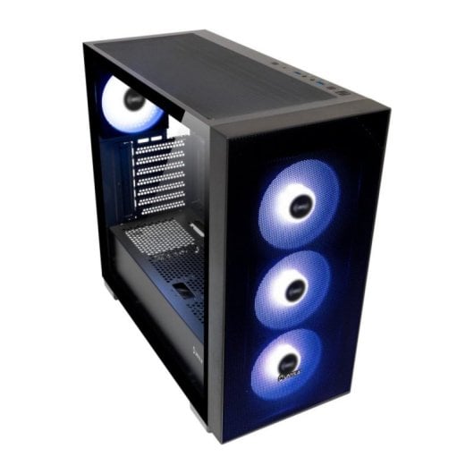 Caja ATX UNYKAch Revelat Mesh Black 4x ARGB, Cristal Templado, E-ATX, USB-C