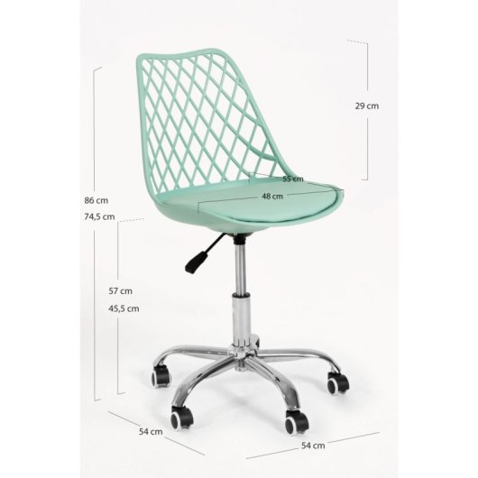 Sillas De Escritorio - Silla Mima Office - Celadón
