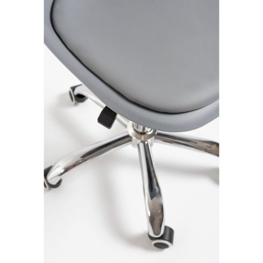 Sillas De Escritorio - Silla Dami Office - Gris Claro