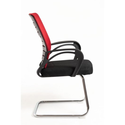 Sillas De Escritorio - Silla Confidente Binet - Rojo